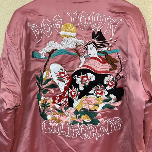 WEIV DOGTOWN EMBROIDERED BOMBER full zip jacket size Small men’s XL womans - Picture 3 of 8